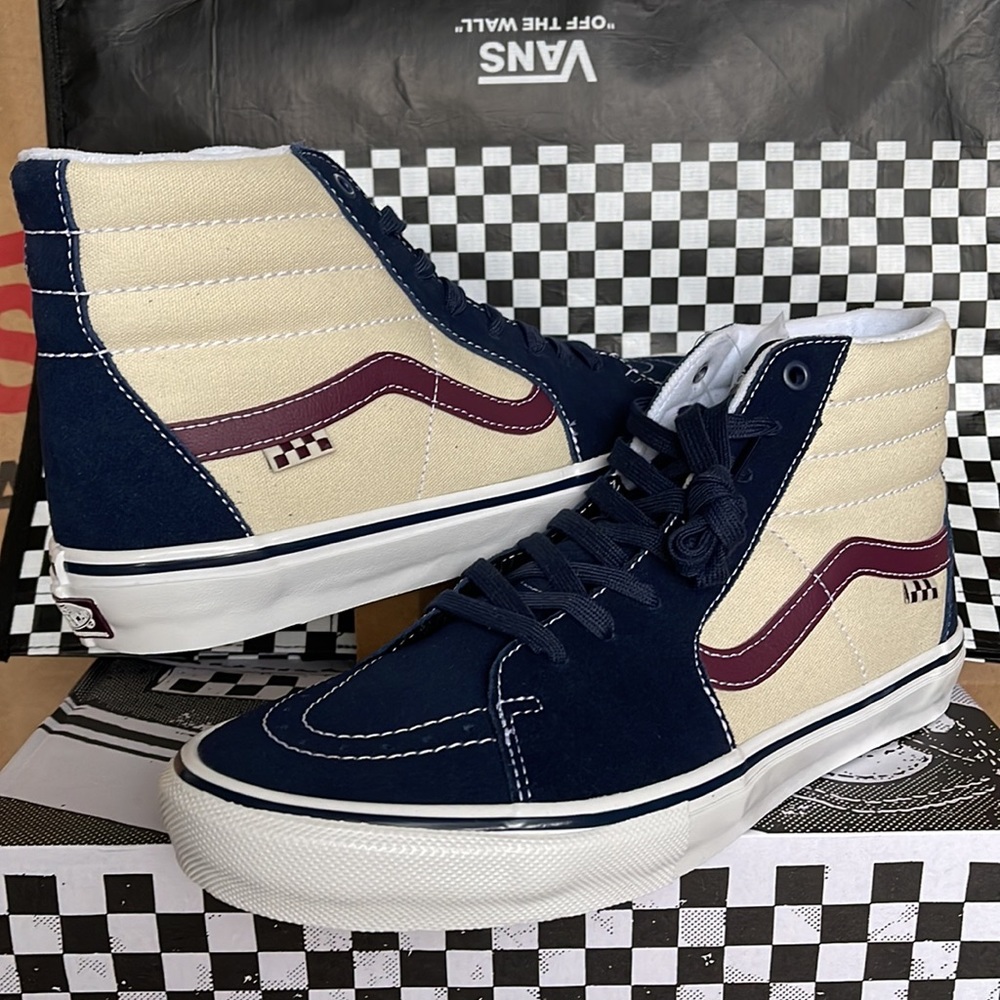 Vans Skate Sk8-Hi Dress Blues/Turtle Dove Men’s sneakers - Picture 9 of 16